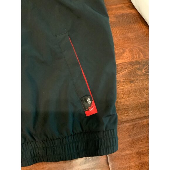 Nike Kyrie Erving Blue Black White Hooded Zip-Up Windbreaker Jacket Size Large - Picture 3 of 7